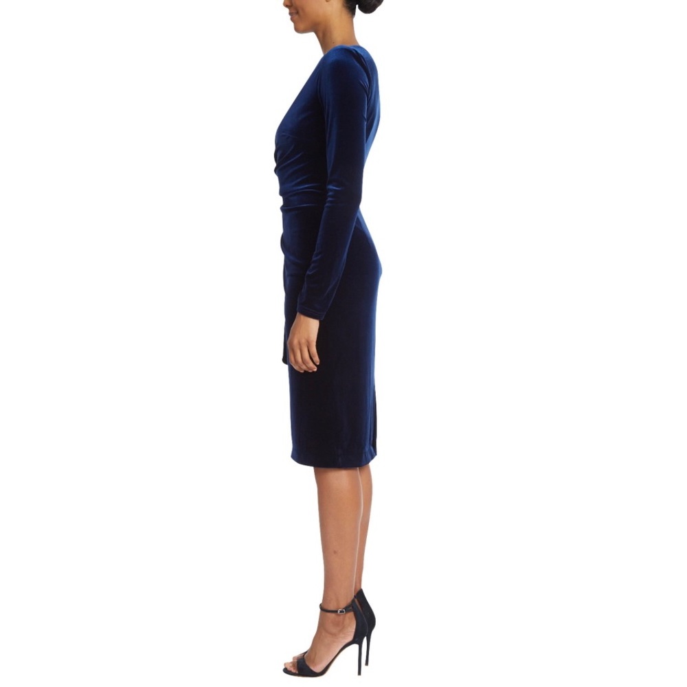 NWT Badgley Mischka Blue Velvet - Picture 4 of 6